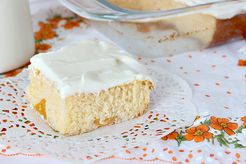 Easy Summer Peach Cake