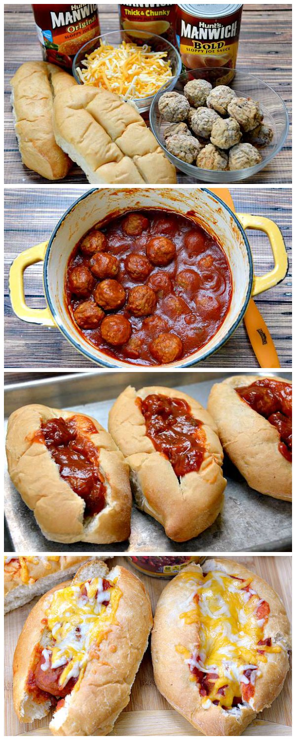 Easy Sloppy Joes Recipe Meatball Subs Growing Up Gabel