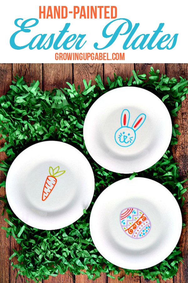 Easter Plates Made with Paint Markers