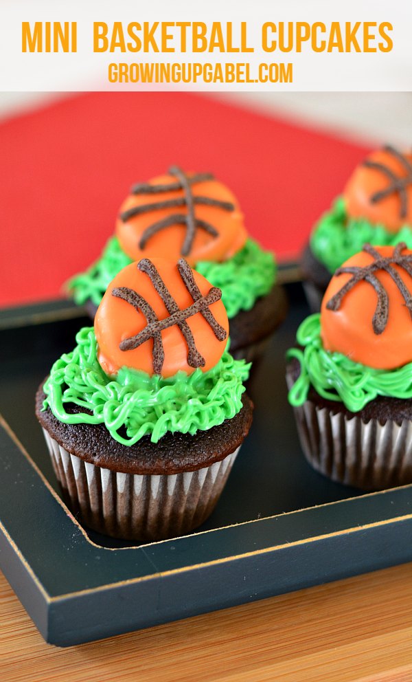 Mini Basketball Cupcakes Recipe