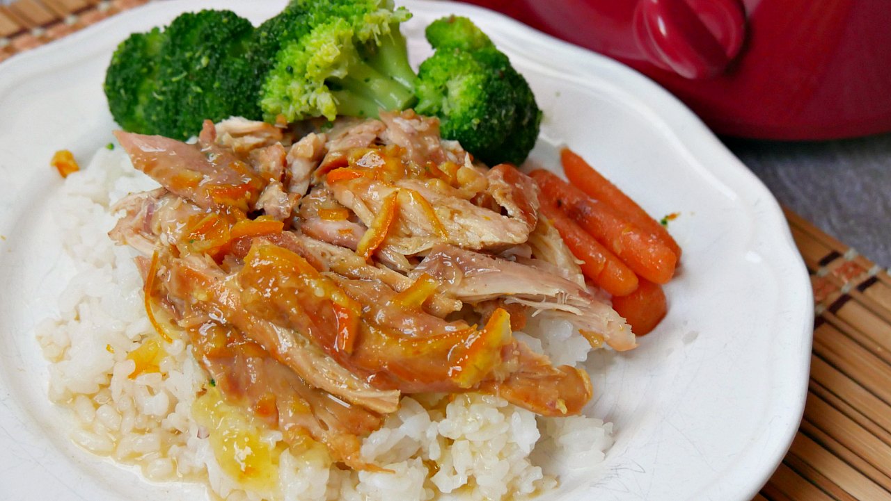 Slow Cooker Orange Chicken Thighs Recipe