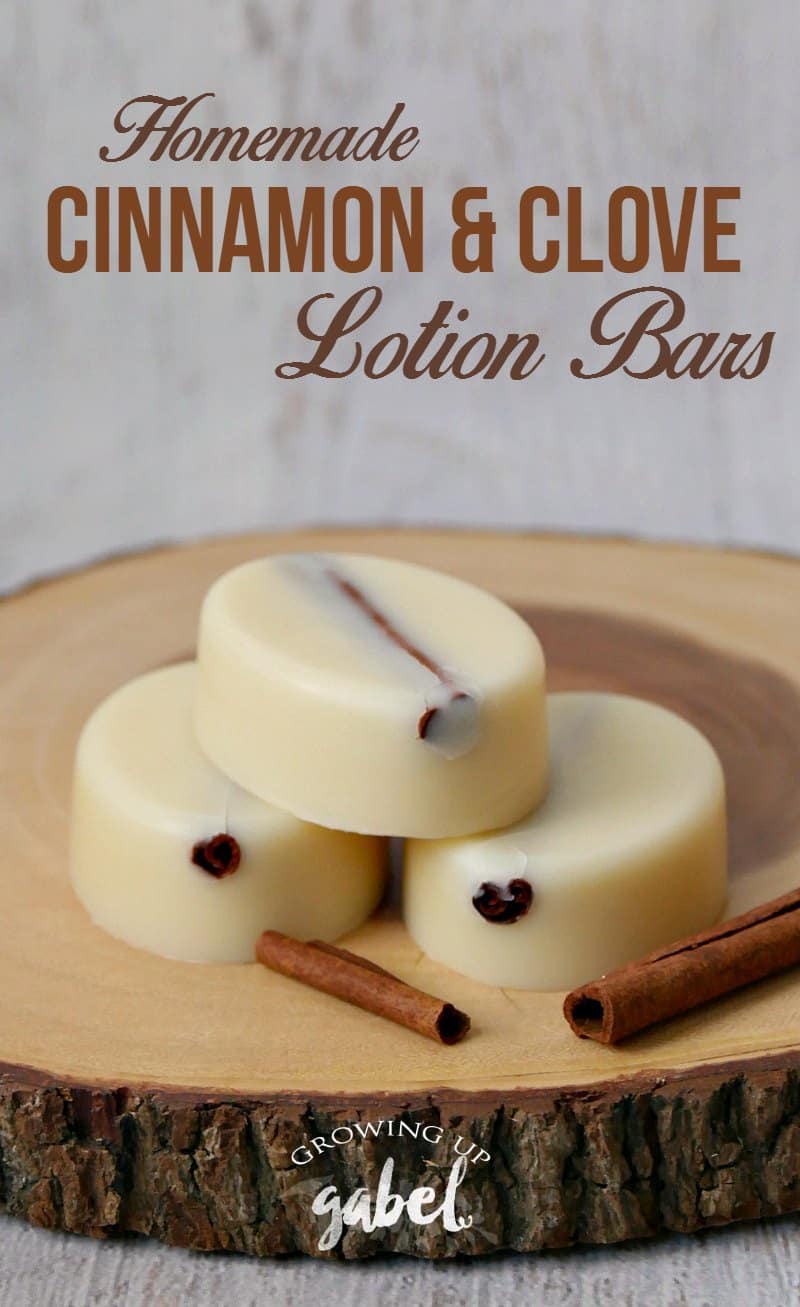 Cinnamon and Clove Homemade Lotion Bars