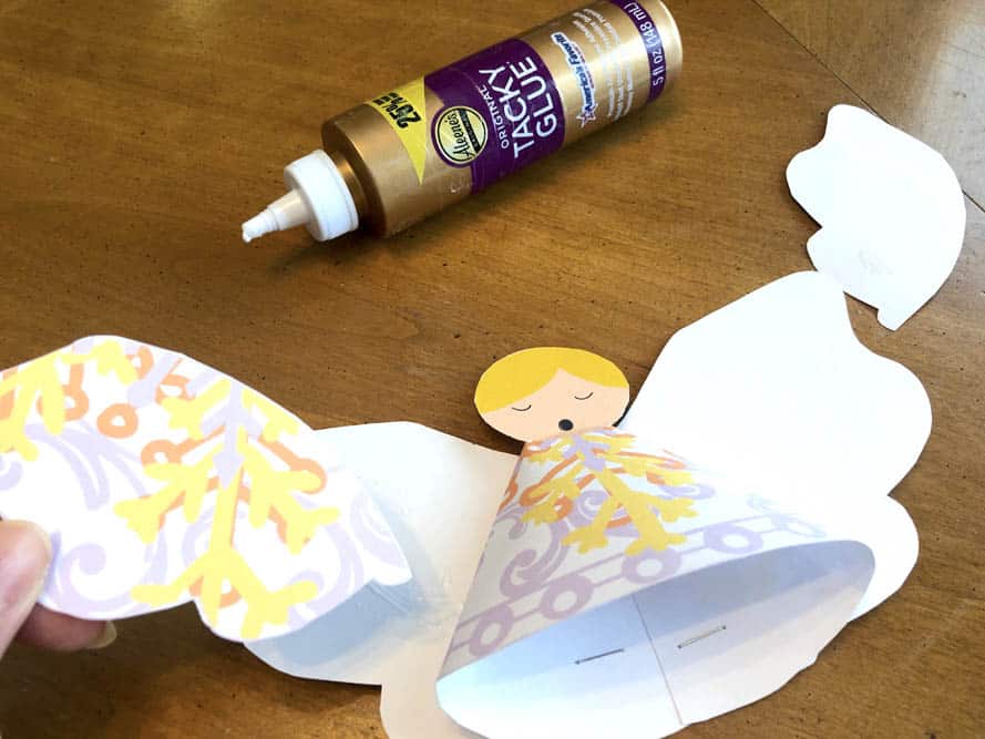 Paper Angel Tree Topper