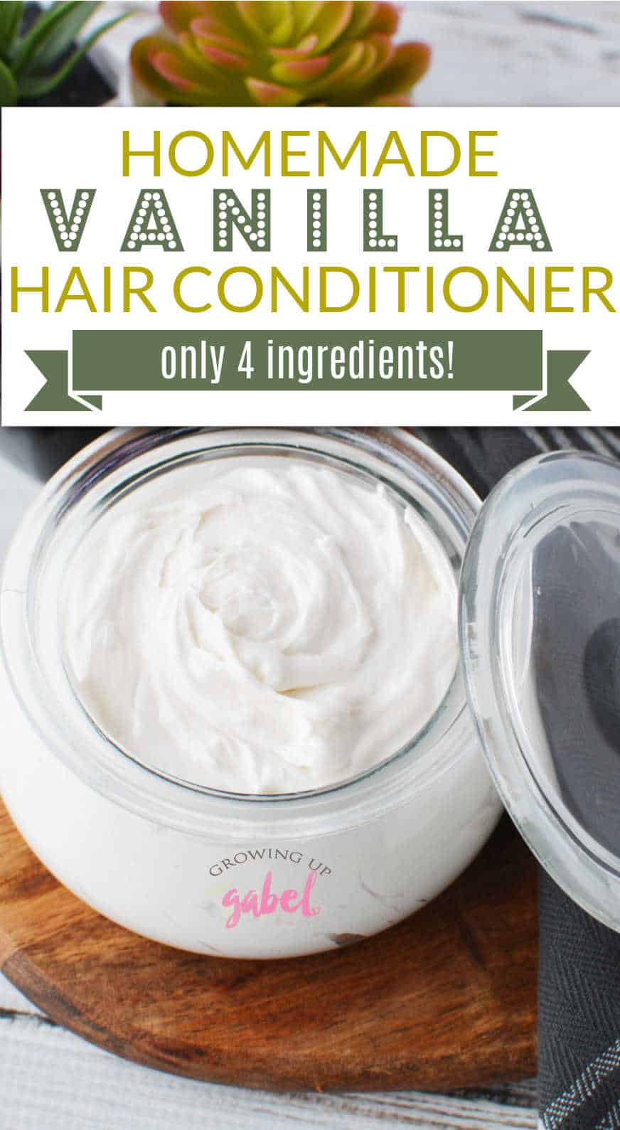 Homemade Vanilla Hair Conditioner