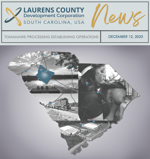 Tomahawk Processing establishing operations in Laurens County Laurens