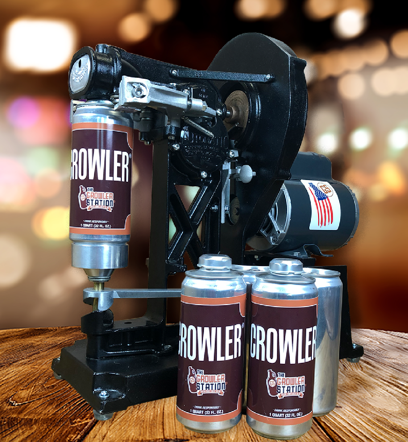 CROWLER® Can Seamer The Growler Station Fresh Craft Beer To Go