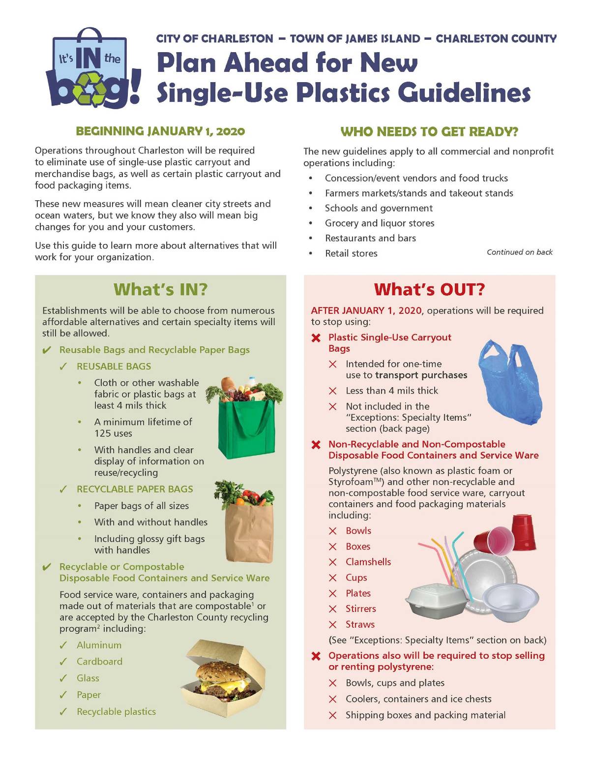 Charleston's SingleUse Plastic Regulations are Back in Place