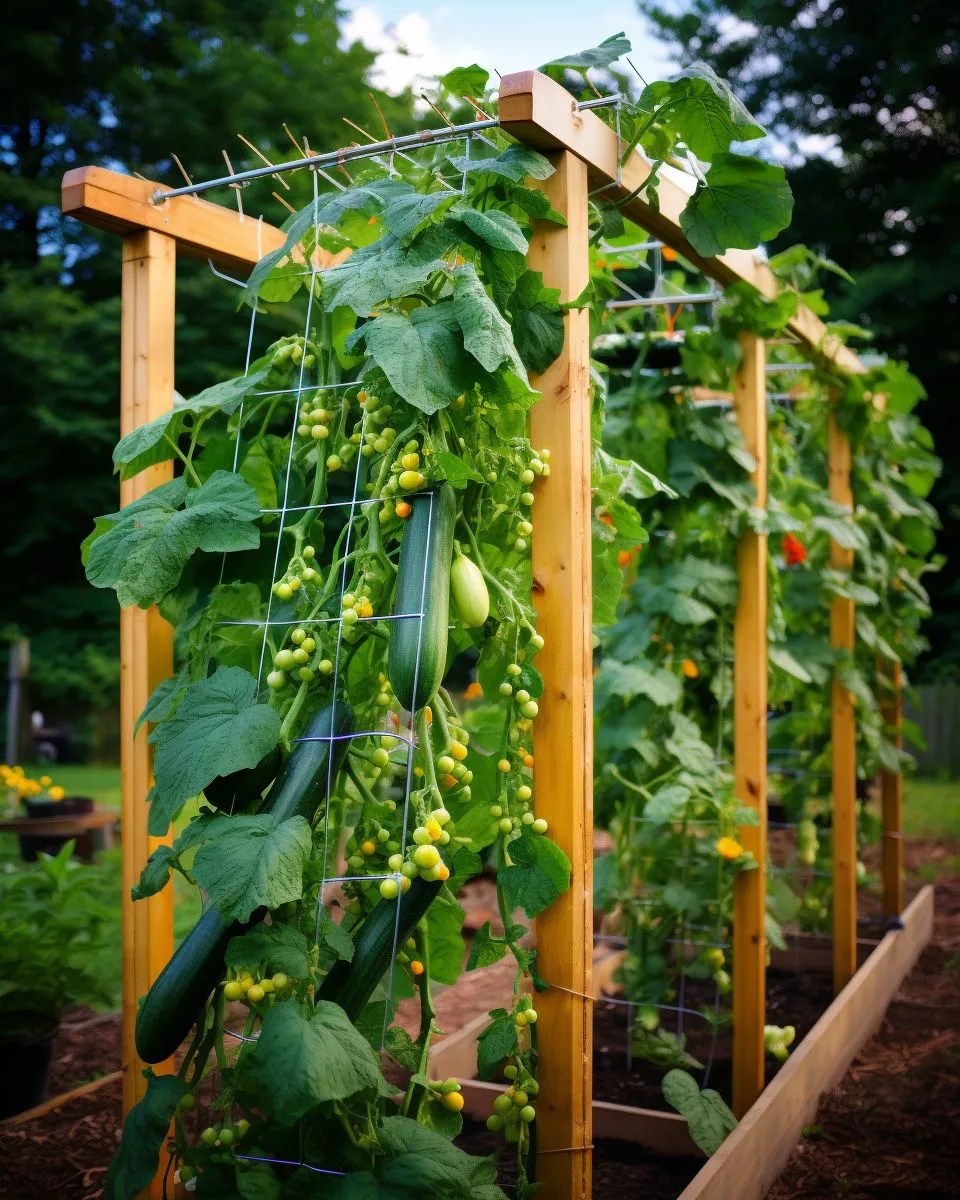 Mastering Cucumber Trellising A StepbyStep Guide to Building the