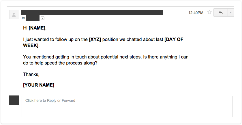 Here’s exactly what to say in an interview followup email