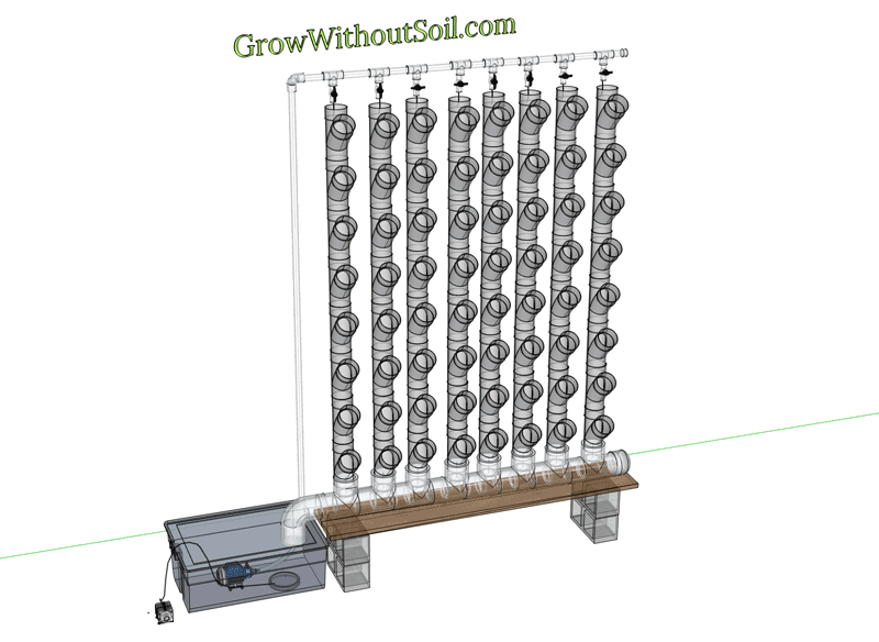 Diy Hydroponic Garden Tower Using Pvc Pipes Fasci Garden