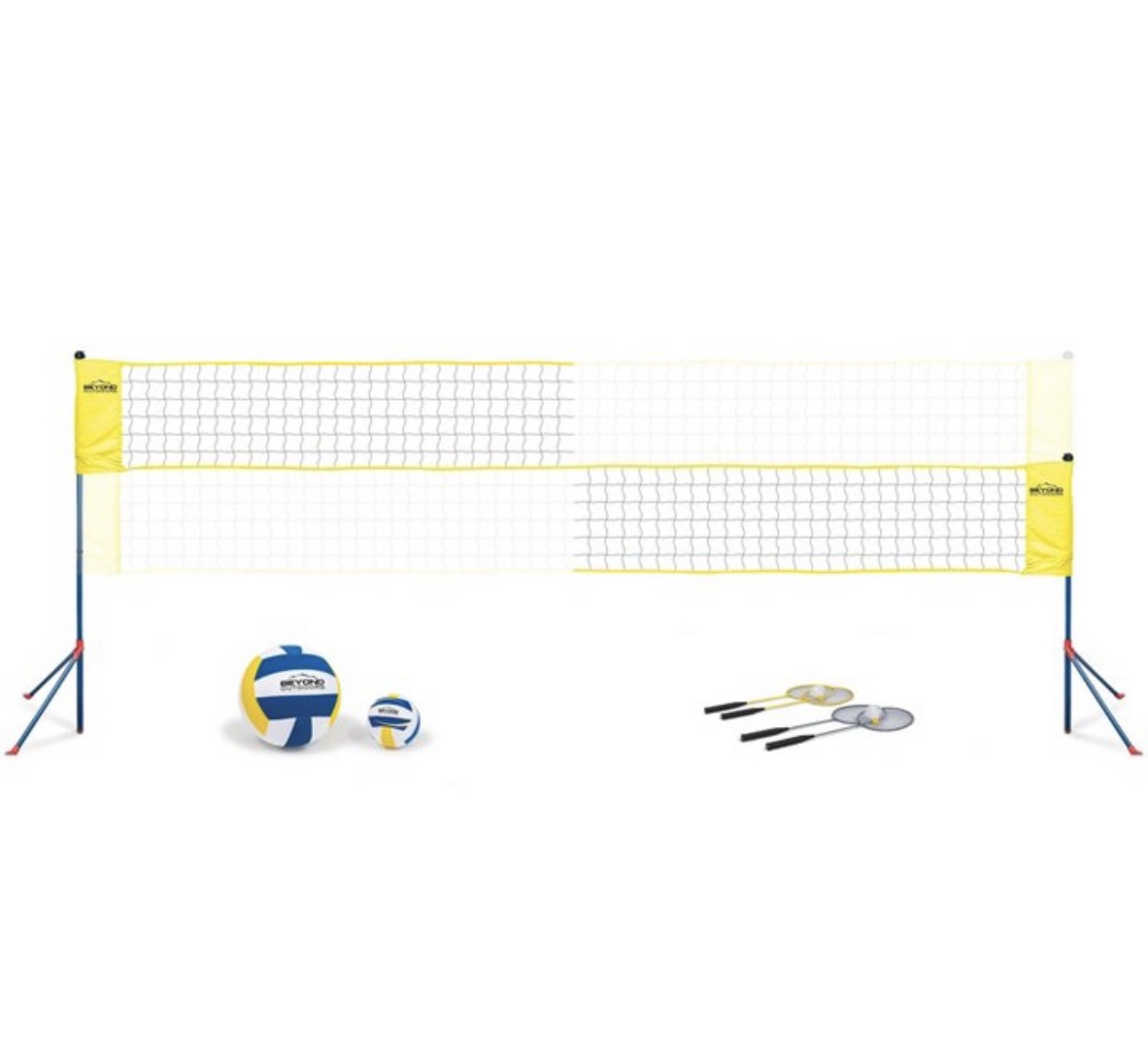 Beyond Outdoors Volleyball and Badminton Set (B3) GRP Liquidations