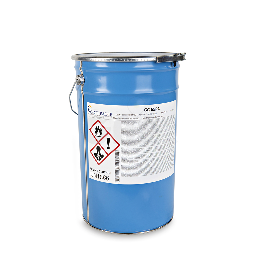 Gelcoat Brush Clear 65PA (25kg) GRP UK LTD