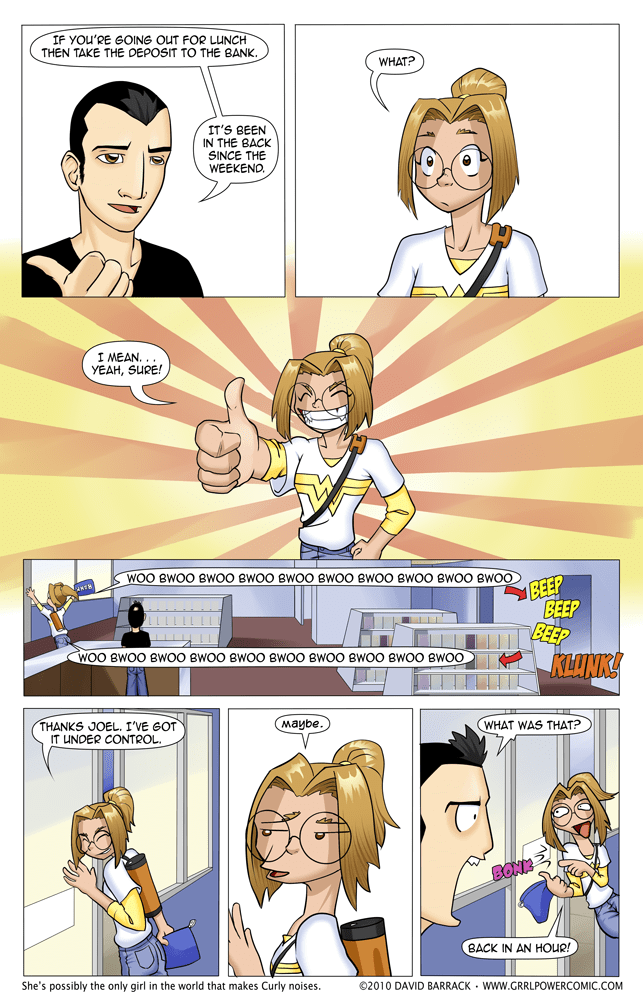 Grrl Power Grrl Power 24 So This Super Heroine Goes to the Bank…