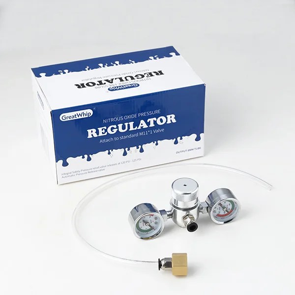 GreatWhip Pressure Regulator for Nitrous Oxide Tanks and more
