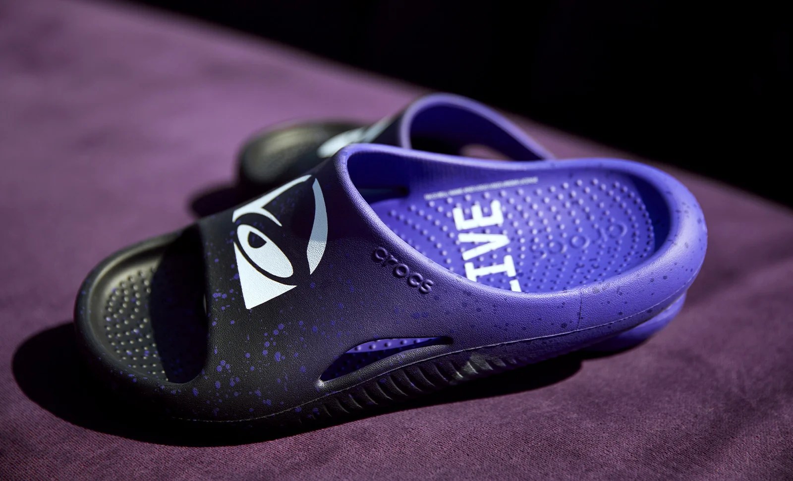 Crocs’ first Mellow Slide collaboration with Taco Bell