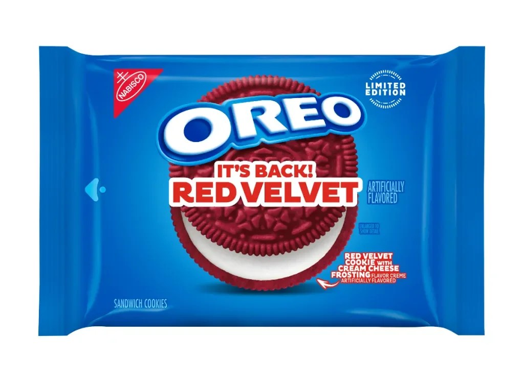 Red Velvet Oreos make a comeback for a limited time on September 12!