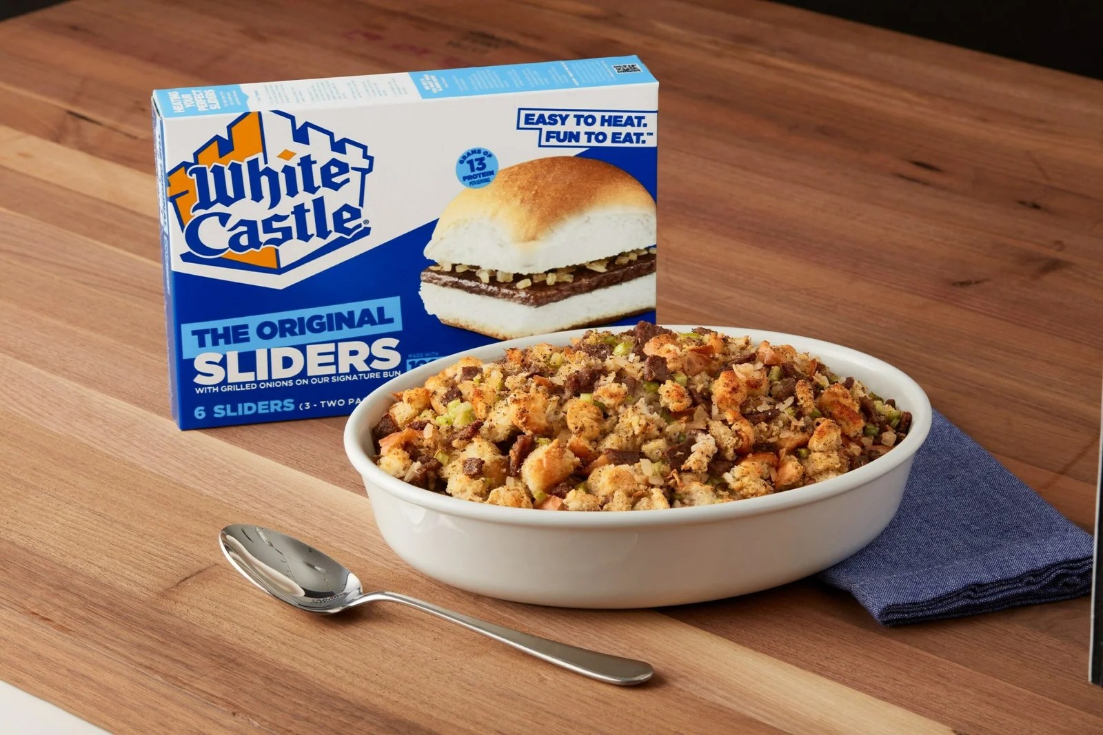 White Castle’s Thanksgiving Day Original New Slider Stuffing Recipes