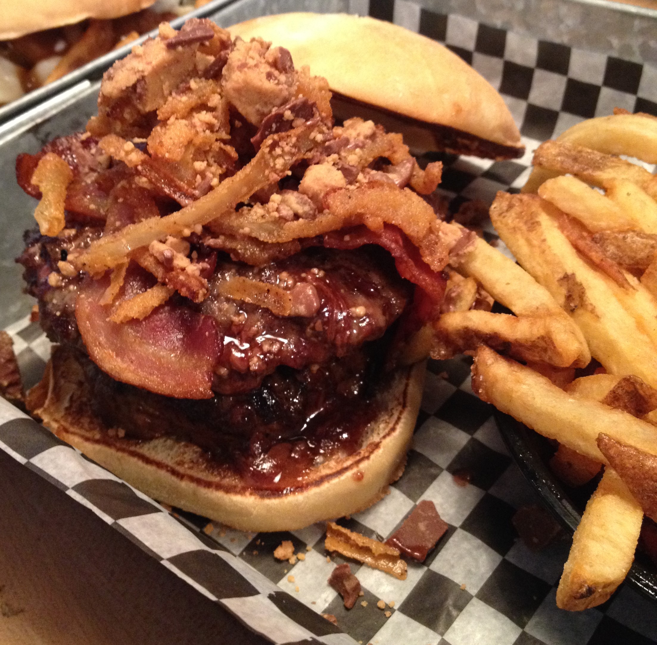 I liked the Reese’s Peanut Butter Cup Burger so much, I made mine a