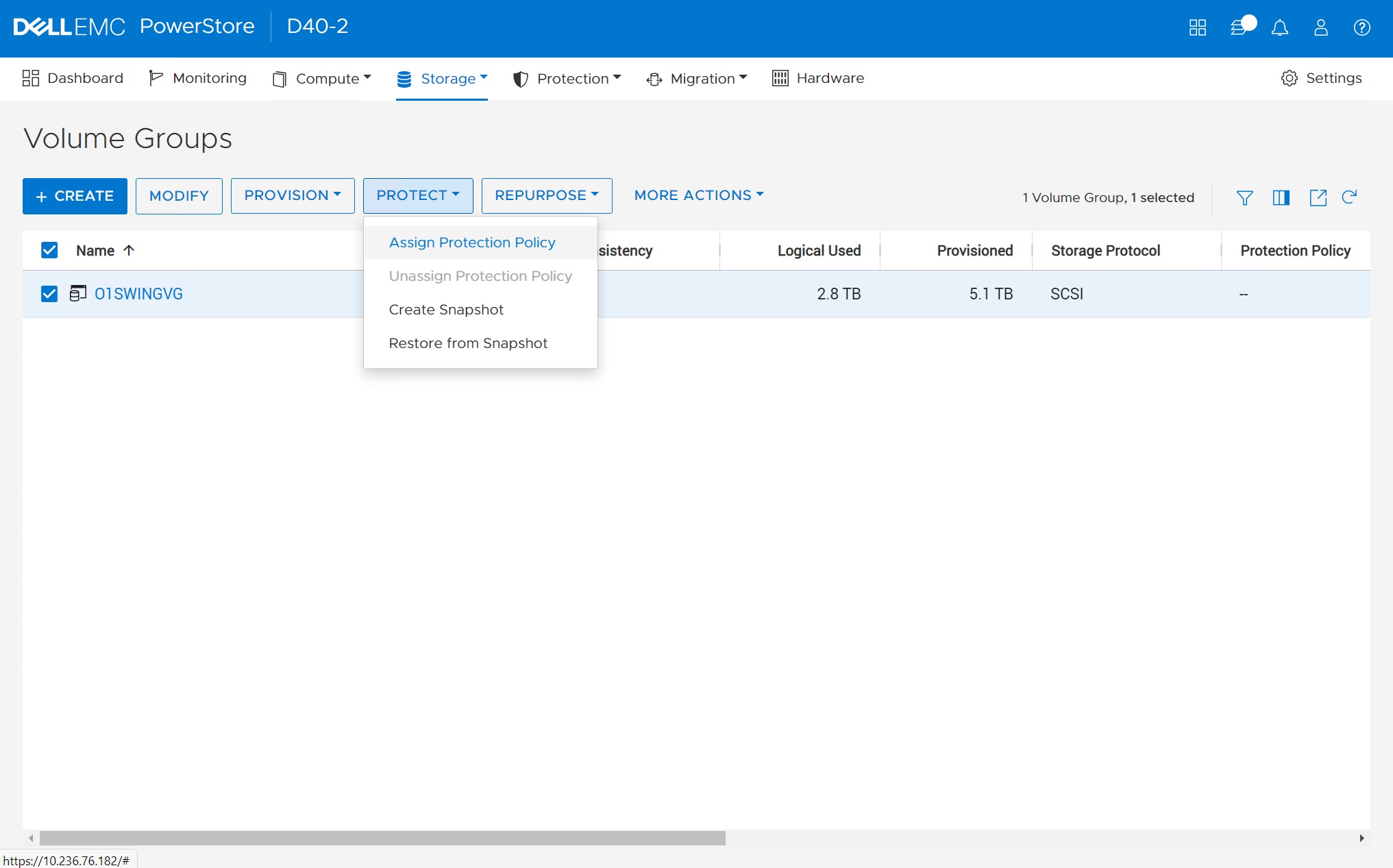 Powerstore Protection Policies and protecting Oracle ASM diskgroups the gruffdba