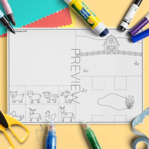 Farm Animals Fun ESL Activities For Kids Gru Languages