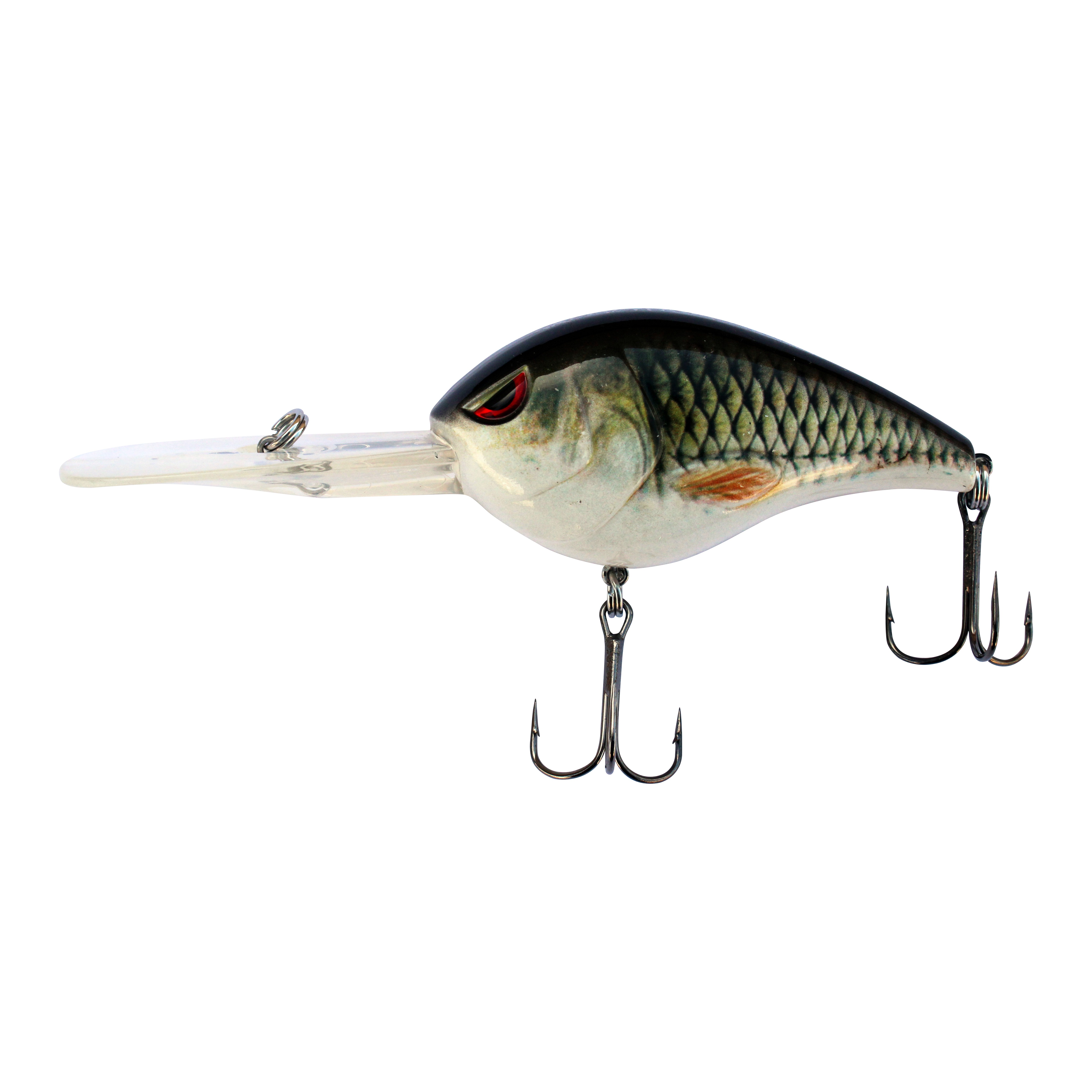 GRUMPYFROGS® Hook in Mouth™ 2 Rattling Crankbait Natural Shad