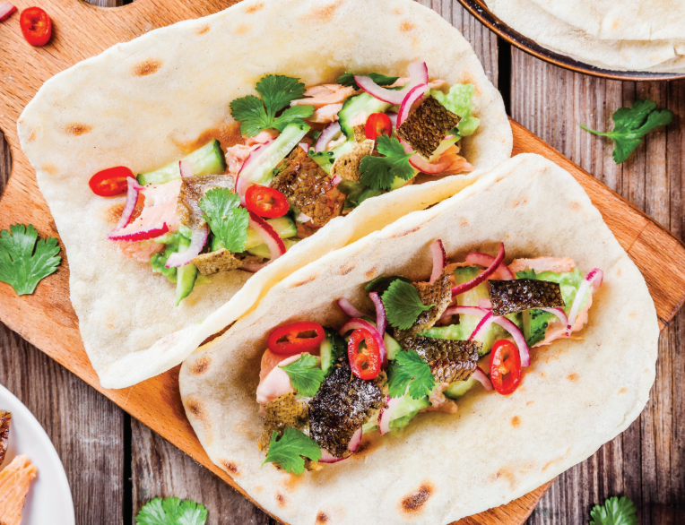 Best of Land & Sea DryRubbed Salmon Tacos Grumpy Goat