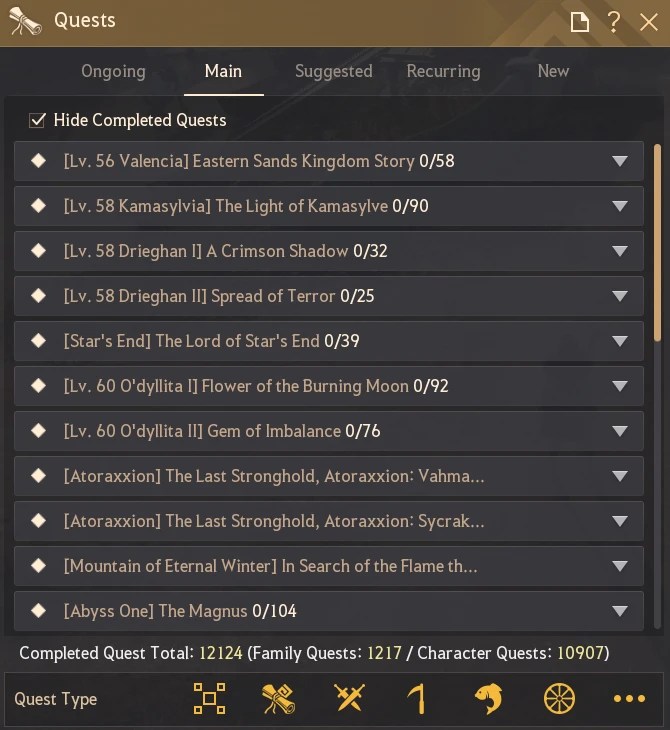 BDO Simplified Main Quest for Veterans GrumpyG
