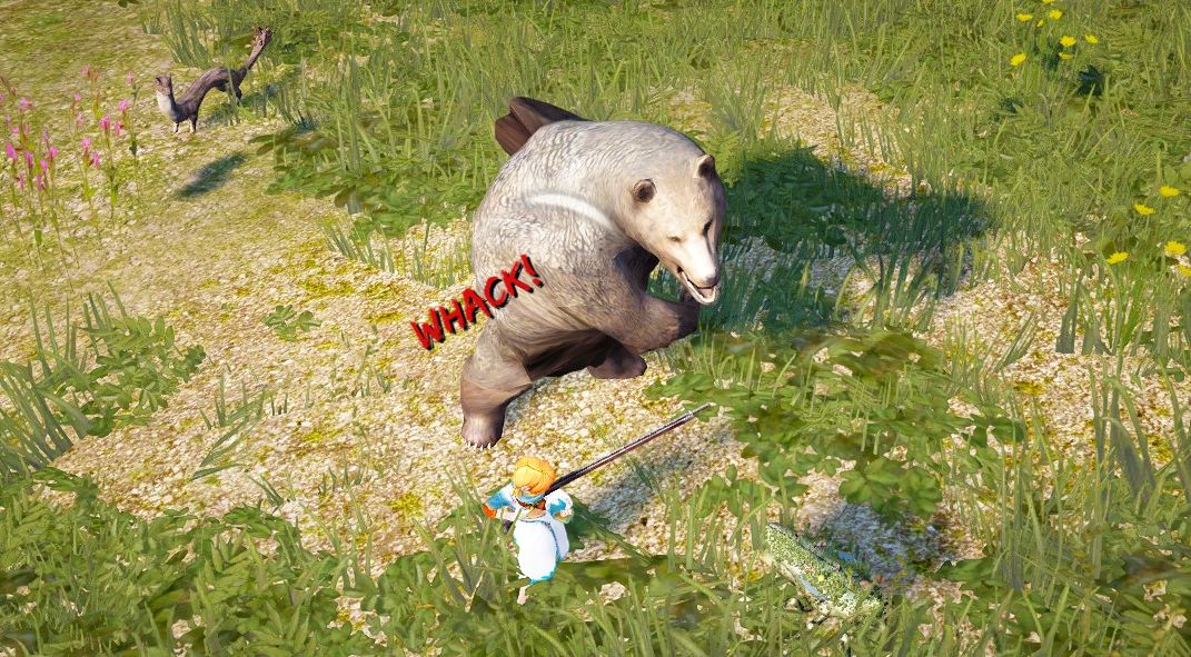 Rare Wild Hunting Mob Honeylicking Bear GrumpyG