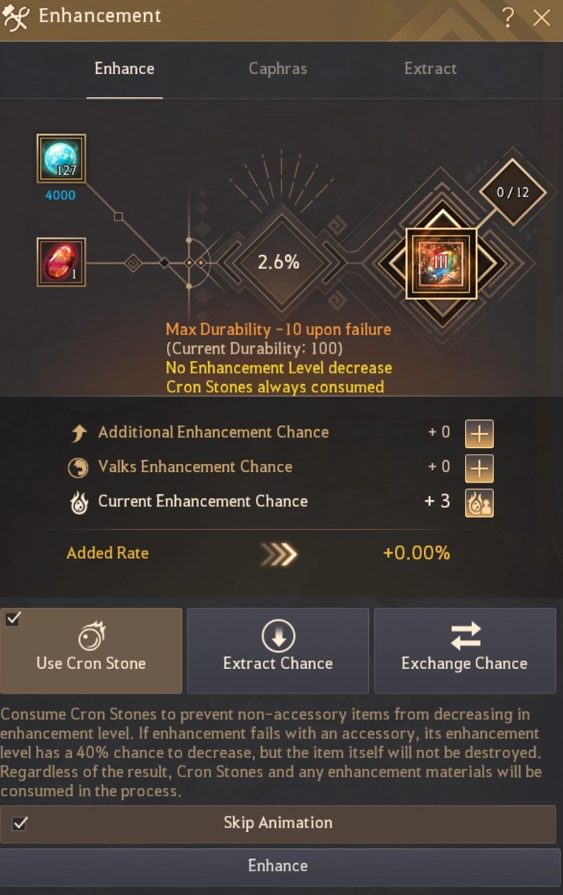 BDO Life Mastery Enhancement GrumpyG