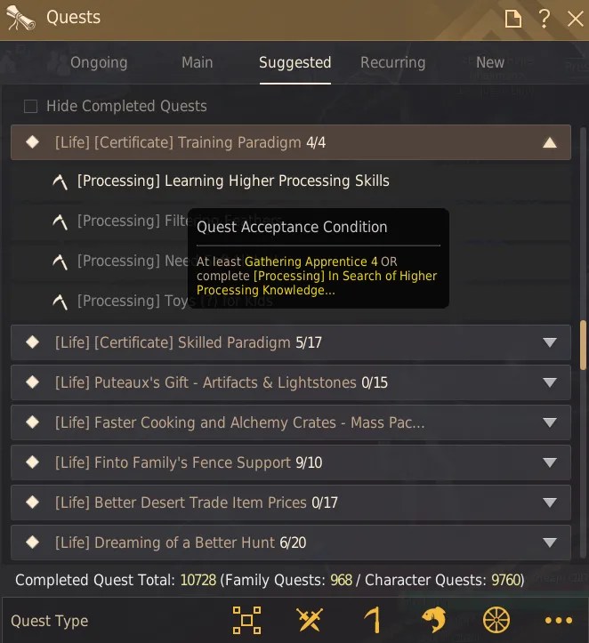 BDO Processing Guide for Beginners (Black Desert Online) GrumpyG