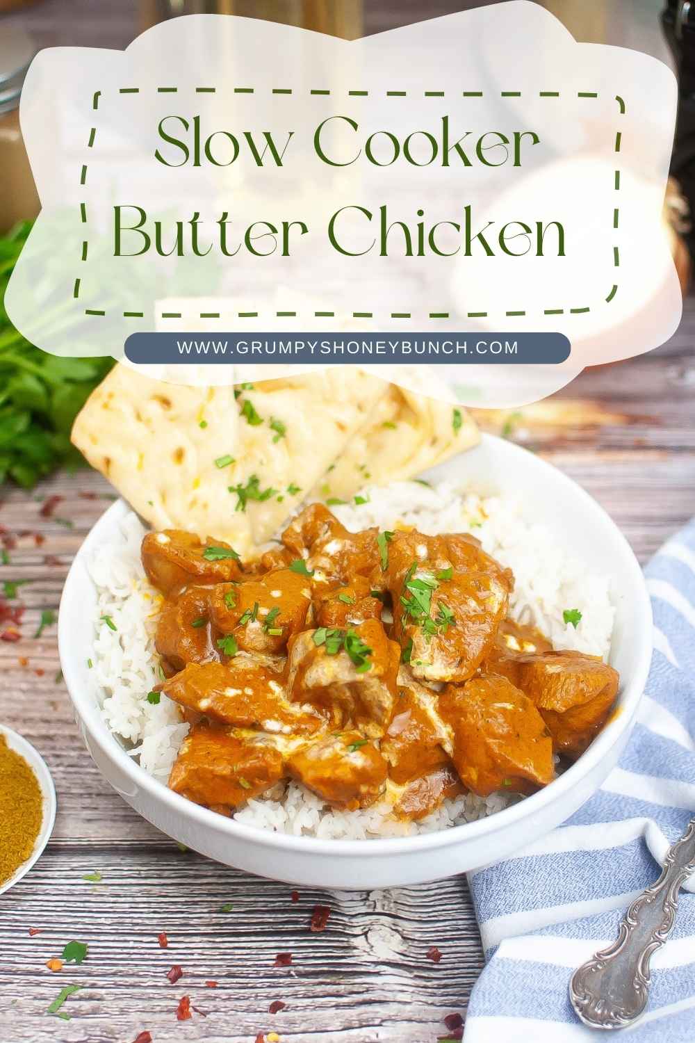 Slow Cooker Butter Chicken Easy Indian Recipe Grumpy's Honeybunch