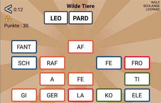 Aus Buchstaben Wörter Bilden Online