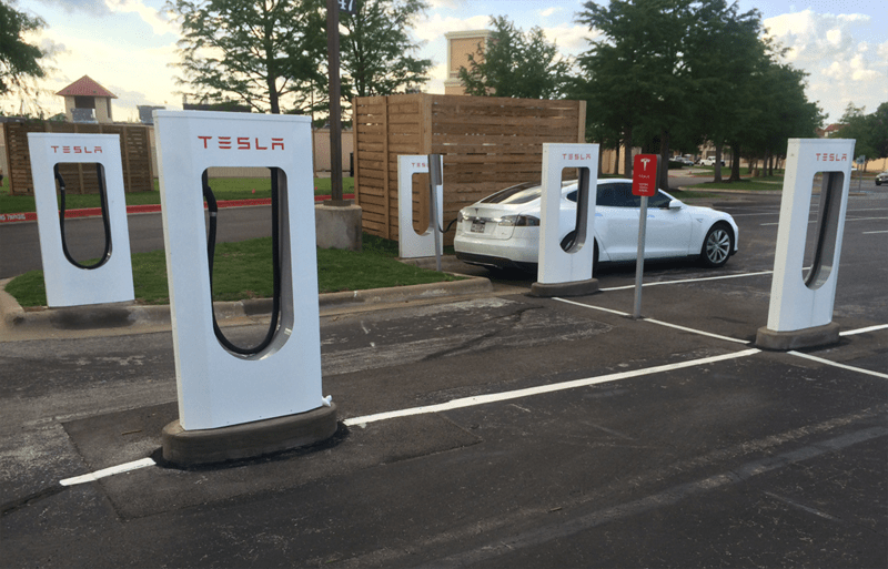 Tesla Supercharger in San Marcos, TX GruntDoc