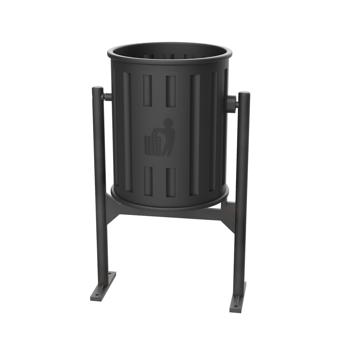 Katrin poubelle acier inoxydable, 25 l