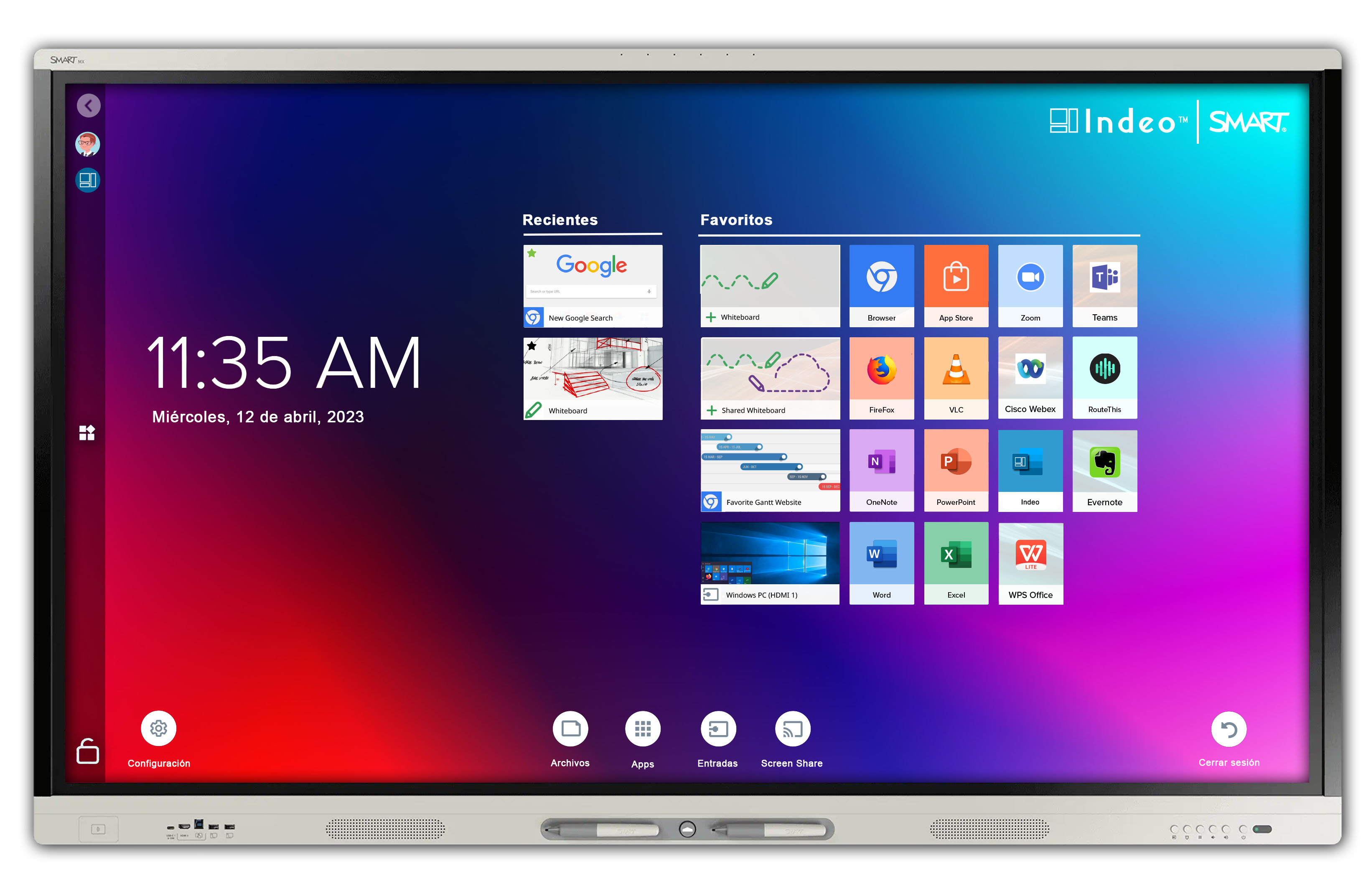 PANTALLA INTERACTIVA SMART Board MX255V4 55" ANDROID 11