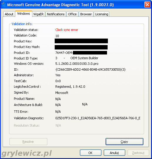 Diagnostic Tool Microsoft Genuine Advantage Diagnostic
