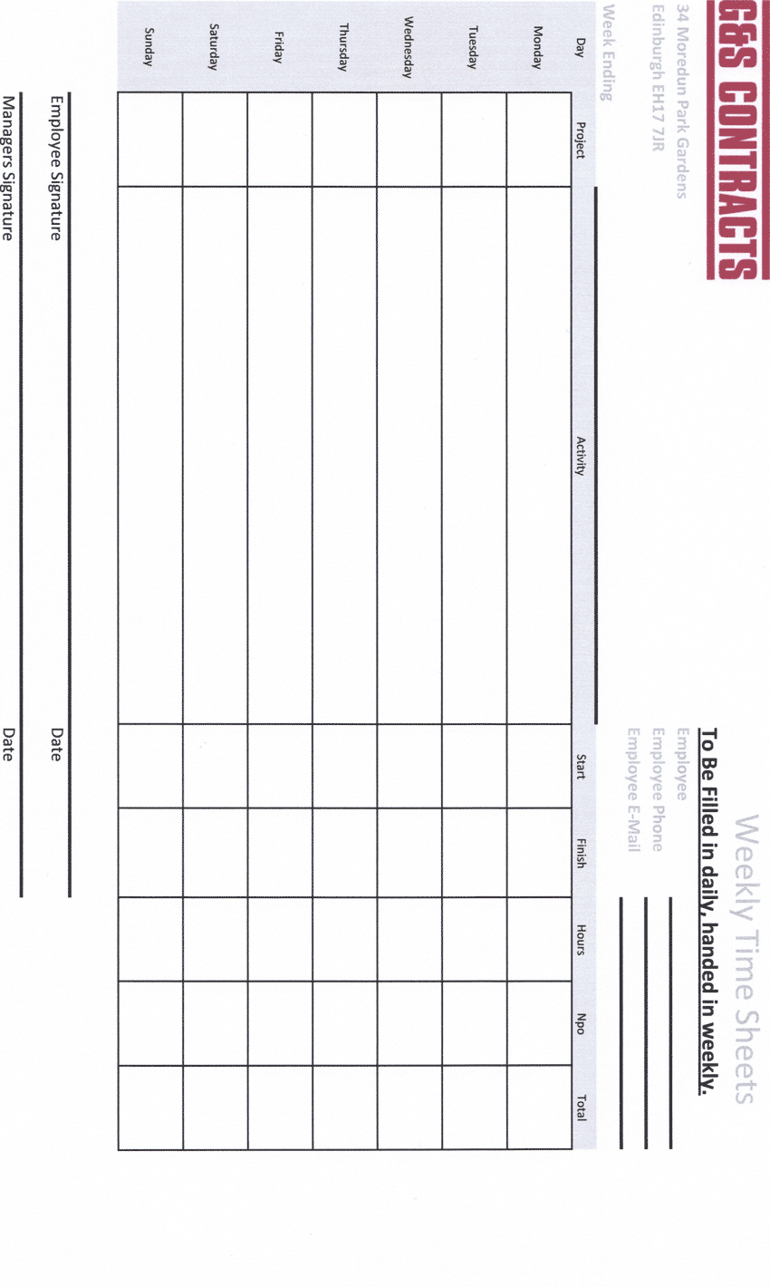Time Sheet