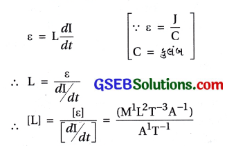 GSEB Std 12 Physics MCQ Chapter 6 વિદ્યુતચુંબકીય પ્રેરણ in Gujarati 19