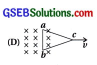 GSEB Std 12 Physics MCQ Chapter 6 વિદ્યુતચુંબકીય પ્રેરણ in Gujarati 82