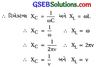 GSEB Std 12 Physics MCQ Chapter 7 પ્રત્યાવર્તી પ્રવાહ in Gujarati 3