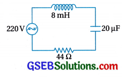 GSEB Std 12 Physics MCQ Chapter 7 પ્રત્યાવર્તી પ્રવાહ in Gujarati 32