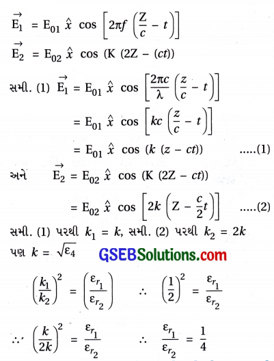 GSEB Std 12 Physics MCQ Chapter 8 વિદ્યુતચુંબકીય તરંગો in Gujarati 15