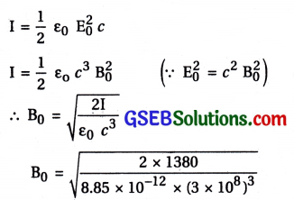 GSEB Std 12 Physics MCQ Chapter 8 વિદ્યુતચુંબકીય તરંગો in Gujarati 8