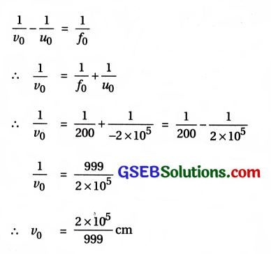 GSEB Std 12 Physics MCQ Chapter 9 કિરણ પ્રકાશશાસ્ત્ર અને પ્રકાશીય ઉપકરણો in Gujarati 148