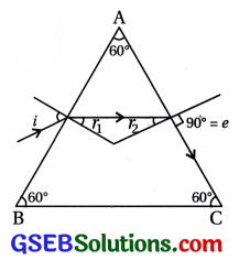 GSEB Std 12 Physics MCQ Chapter 9 કિરણ પ્રકાશશાસ્ત્ર અને પ્રકાશીય ઉપકરણો in Gujarati 68