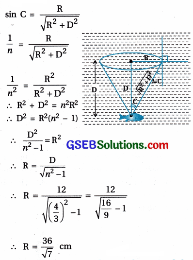 GSEB Std 12 Physics MCQ Chapter 9 કિરણ પ્રકાશશાસ્ત્ર અને પ્રકાશીય ઉપકરણો in Gujarati 96