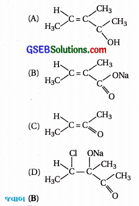 GSEB Std 12 Chemistry MCQ Chapter 12 આલ્ડિહાઇડ, કિટોન અને કાર્બોક્સિલિક ઍસિડ સંયોજનો in Gujarati 31