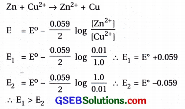 GSEB Std 12 Chemistry MCQ Chapter 3 વિદ્યુત-રસાયણવિજ્ઞાન in Gujarati 24