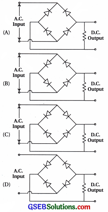 GSEB Std 12 Physics MCQ Chapter 14 સેમિકન્ડક્ટર ઇલેક્ટ્રોનિક્સ દ્રવ્યો, રચનાઓ અને સાદા પરિપથો in Gujarati 14