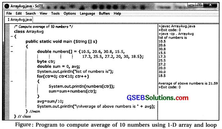 Computer Class 12 GSEB Solutions Chapter 9 Working with Array and String 5